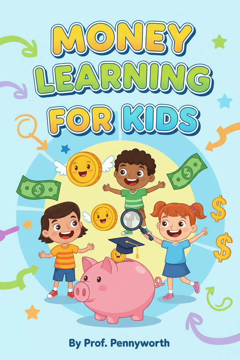 Money Learning for Kids Ebook Cover